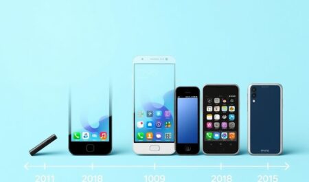 Эволюция смартфонов: как изменились телефоны за последние 10 лет